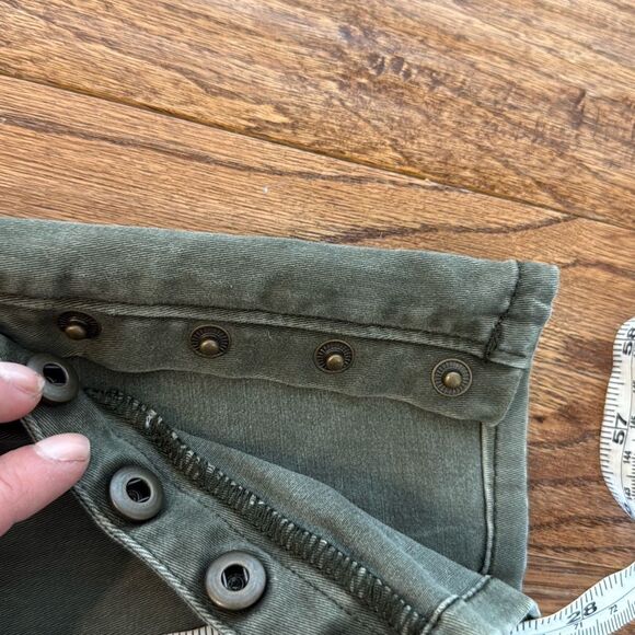 Abercrombie & Fitch olive mid rise seamed skinny pant size 28 - Picture 6 of 11